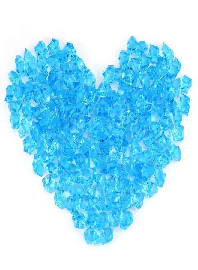 Firstly Acrylic Faux Crystals Treasure Gems for Tables Decorations, Vase Fillers,Wedding or Birthday Decoration, Party Favors for Arts and Crafts(Aqua Blue) (150gm) - Image 1
